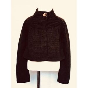 NEW GAP KIDS Girls 4/5 Brown Chunky Bolero Sweater